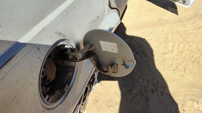 1982 Oldsmobile Firenza Fuel Tank Door With Hinge Gas Lid Oem Filler Silver