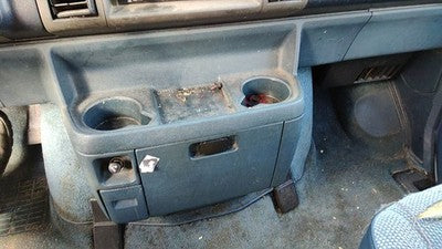 1993 Gmc Safari Center Console Glove Box Assembly Door With Latch Oem Blue