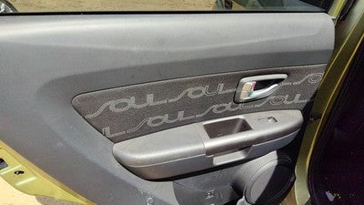 12-13 Soul Driver Left Rear Inside Door Trim Panel With Switches Back Black Wk