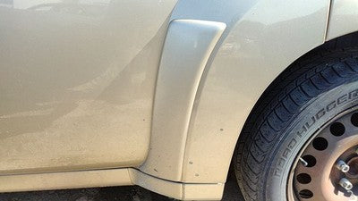 2006-2007 Chevy Hhr Driver Left Rear Moulding From Door Back Trim Strip Gold 15U