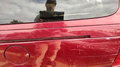 Chevy Venture Driver Left Rear Moulding On Quarter Panel Oem Red 72U