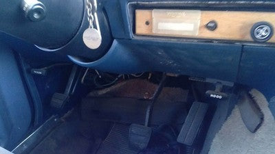 1989 Chevy G20 Van Lower Dash Under Column Knee Bolster Trim Panel Oem Blue