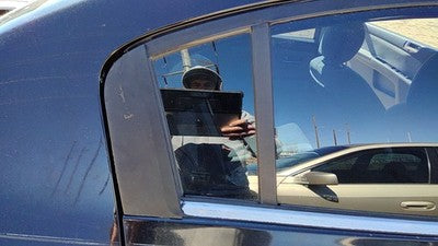 07-12 Sentra Passenger Right Rear Vent Window Back Door Glass With Frame Oem