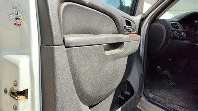 2010-2014 Chevy Tahoe Driver Left Front Door Trim Panel With Master Switch Black