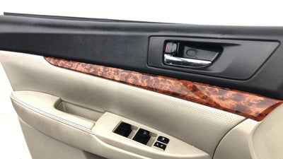 11-14 Legacy Outback Driver Left Front Door Trim Panel With Master Switch Ivory