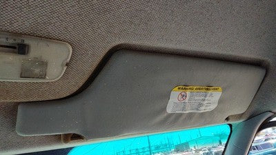 2002-2006 Dodge Sprinter Van 3500 Passenger Right Sun Visor Oem Gray Aa