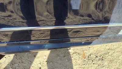 08-14 C300 Passenger Right Rear Moulding From Door Back Trim Lunar Blue 890