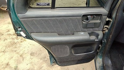 1995-1997 S10 Blazer Driver Left Rear Door Trim Panel With Switches Back Gray