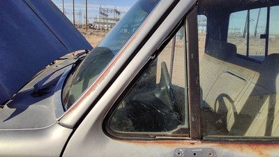1980-1991 F250 Pickup Driver Left Front Vent Window Small Door Glass With Frame
