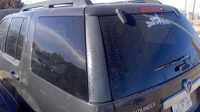 2007 Mercury Mountaineer Driver Left Rear Moulding On Quarter Panel Charcoal G5