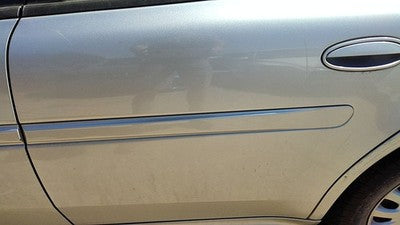 04-08 Grand Prix Driver Left Rear Moulding From Door Back Trim Strip Silver 12U