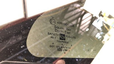 02-07 Buick Rendezvous Passenger Right Rear Quarter Glass Back Side Window Oem