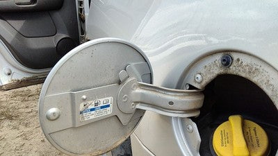 2007-2014 Chevy Tahoe Fuel Tank Door With Hinge Gas Lid Oem Filler Silver U726s