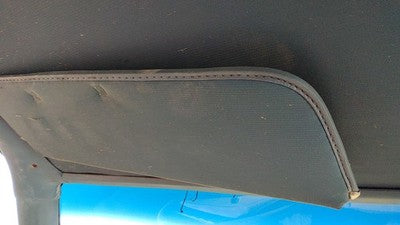 1975 Cutlass Supreme Driver Left Sun Visor Oem 2 Door Coupe Blue