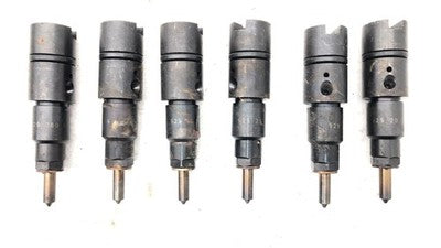 2001-2002 Dodge Ram 2500 Set Of 6 Fuel Injectors 5.9L Cummins Oem 05018177Aa