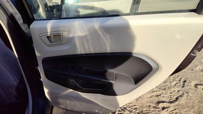 11-13 Fiesta Passenger Right Rear Door Trim Panel With Switches Back Black Dl