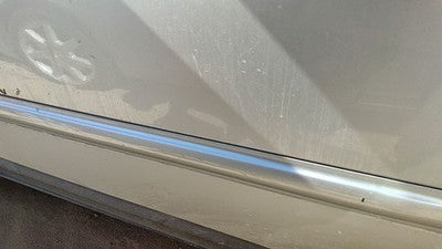 05-08 Pacifica Driver Left Front Upper Moulding From Door Oem Trim Silver Ps2