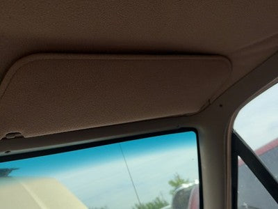 87-97 Ford F250 Passenger Right Sun Visor Oem Brown Rk