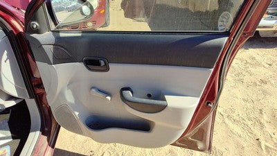 06-07 Accent Passenger Right Front Door Trim Panel Manual Window Fz Gray 4 Door
