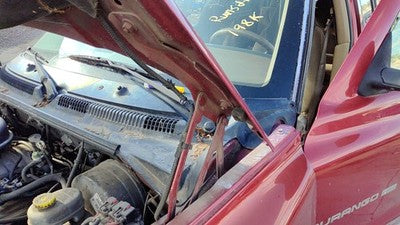 2000 Dodge Durango Driver Left Hood Hinge Assembly Oem Red