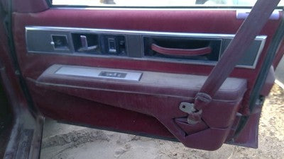 1990 Olds Eighty Eight Passenger Right Front Inside Door Trim Panel Only Oem Red