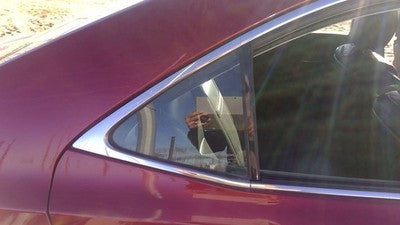 10-12 Hs250h Hybrid Passenger Right Rear Vent Window Back Door Glass With Frame