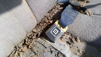 1991 Chevy Caprice Passenger Right Front Seat Belt Buckle Receiver Oem Blue