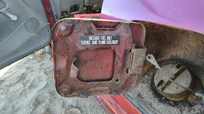 1997 Ford Aspire Fuel Tank Door With Hinge Gas Lid Oem Filler E5 Red