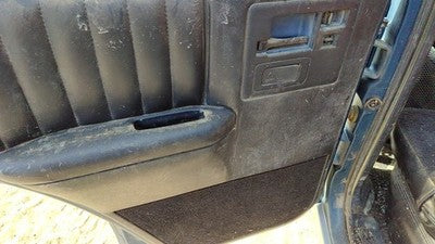 1994 Chevy S10 Blazer Driver Left Rear Door Trim Panel With Switches Back Black