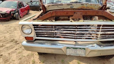 1967-1969 Ford F100 Front Grille Oem Chrome Bent C8tz8200e