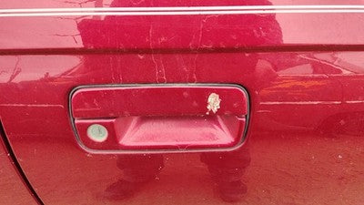 98-02 Eldorado Passenger Right Front Outside Door Handle Crimson Red 86U