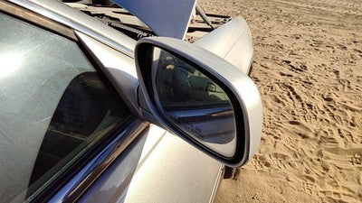 2003-2004 Lincoln Town Car Passenger Right Power Side Mirror Door Mounted Silver