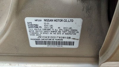 1995-2003 Nissan Maxima Power Steering Pump With Pulley Oem 3.0L 4911040U15