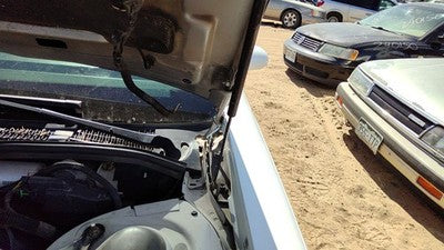 1992-1998 Buick Lesabre Driver Left Hood Hinge Assembly Oem White 25614675