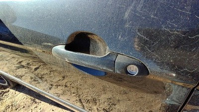 2004-2009 4dr Kia Spectra Driver Left Front Outside Door Handle Eb Black 4 Door