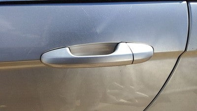 04-08 Chrysler Pacifica Driver Left Rear Outside Door Handle Oem Back Silver Ps2