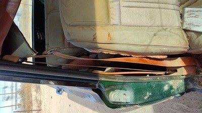84 Jeep Grand Wagoneer Passenger Right Front Seat Belt Retractor Shoulder Brown