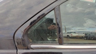 06-12 Ford Fusion Passenger Right Rear Vent Window Back Door Glass With Frame