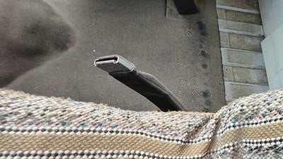 1996 Ford Van E250 Driver Left Front Seat Belt Buckle Receiver Oem Gray
