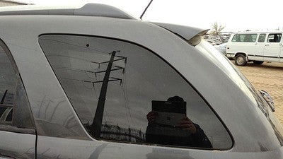05-09 Equinox Driver Left Rear Quarter Glass Back Side Window