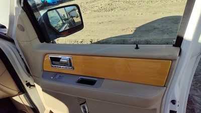 07-10 Lincoln Navigator Passenger Right Front Door Trim Panel With Switches Tan
