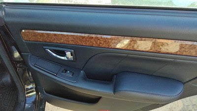 01-05 Xg350 Passenger Right Rear Door Trim Panel With Switches Back Black