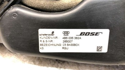 2002-2004 Audi A6 Bose Amplifier Subwoofer Speaker Oem Audio System 4B5035382A