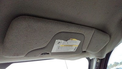 2000-2001 Gmc Sierra 2500 Passenger Right Sun Visor Oem Graphite 12D 15069546