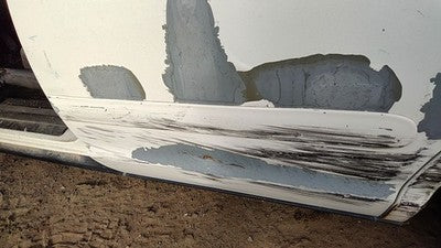 98-08 Ford Crown Vic Driver Left Rear Moulding From Door Back Trim Strip White