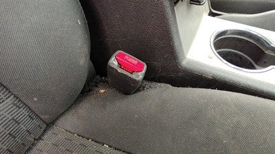 06-10 Ford Fusion Passenger Right Front Seat Belt Buckle Receiver Oem Black Dw