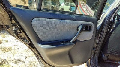 2002 Infiniti G20 Driver Left Rear Door Trim Panel With Switches Back Black