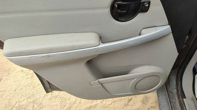 05-07 Chevy Equinox Driver Left Rear Door Trim Panel With Switches Back Gray 142