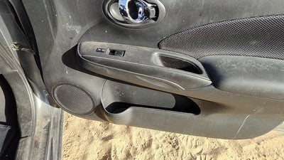 14-18 Versa Passenger Right Front Door Trim Panel With Switches Charcoal G