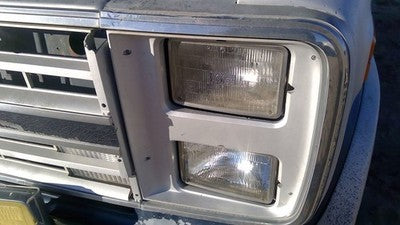 1985-1991 Chevy G20 Van Driver Left Dual Pair Head Light Front Lamp With Bracket